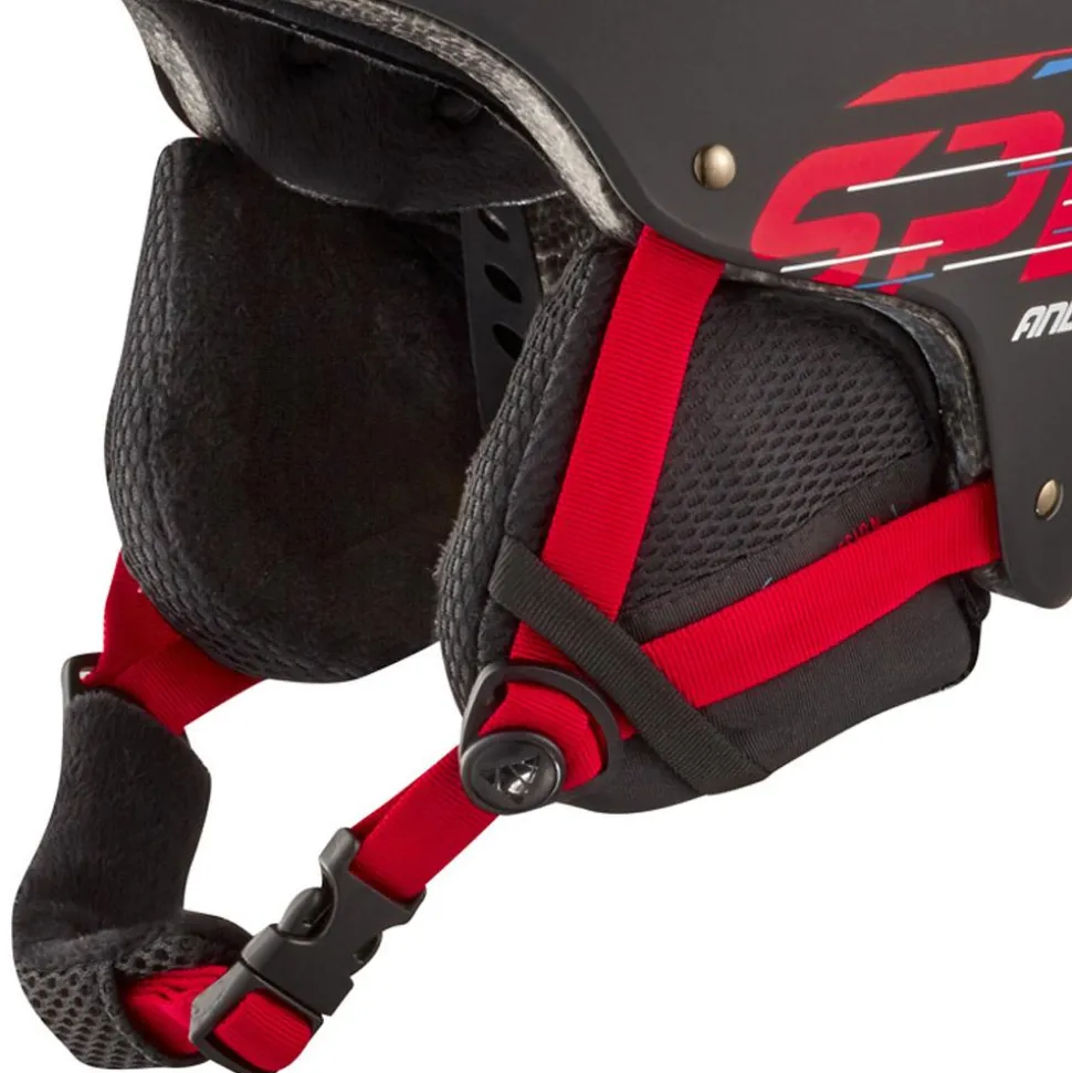 Casque Cairn Andromed J Black Red Speed