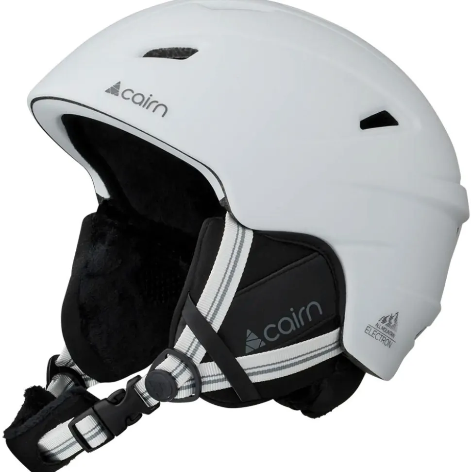 Casque Cairn Electron Mat White