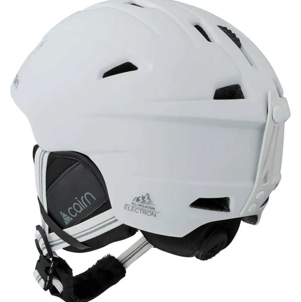 Casque Cairn Electron Mat White