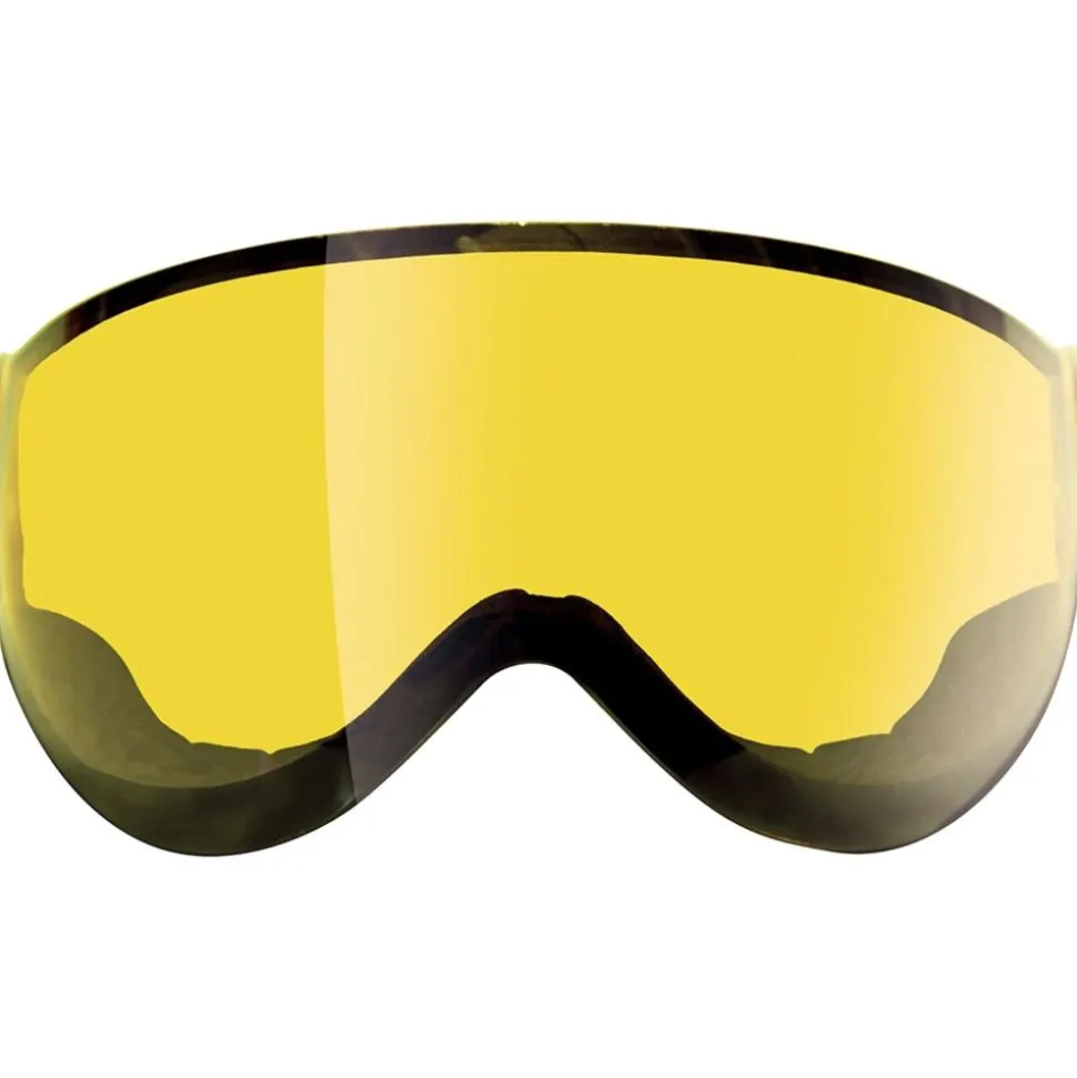 Casque visière AZR Orion Visor Blanc Nacré Noir Verni Gris Miroir + Yellow Visor