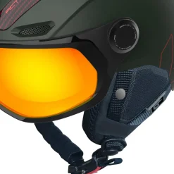 Casque visière Bollé V-line Carbon Forest Matte Phantom Fire Lens Cat 1-3