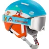 Casque visière Head Mojo Set Paw Silver Red