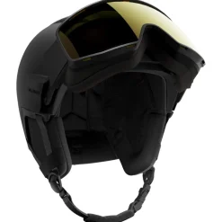 Casque visière Salomon Driver Pro Sigma Photo Mips Black Poppy Red