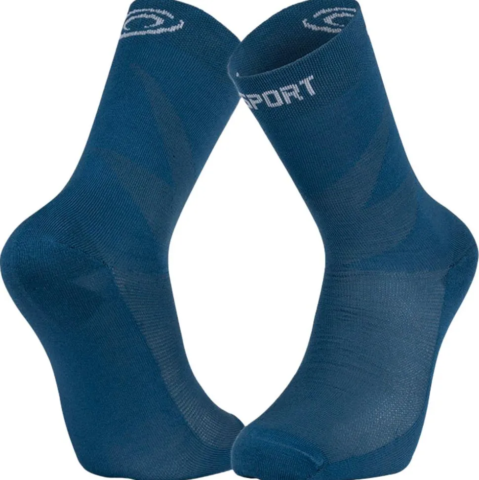 Chaussettes Bv Sport Double Gr Socks High Lyocell Bleu