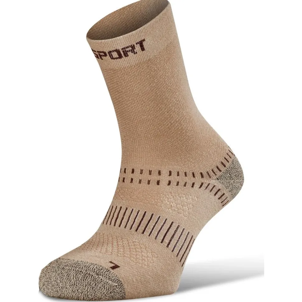 Chaussettes Bv Sport Double Evo Beige