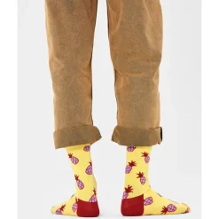 Chaussettes Happy Socks Pineapple Jaune