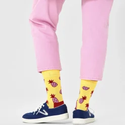 Chaussettes Happy Socks Pineapple Jaune