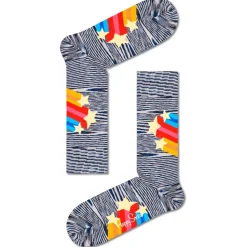 Chaussettes Happy Socks Shooting Stars Noir Blanc