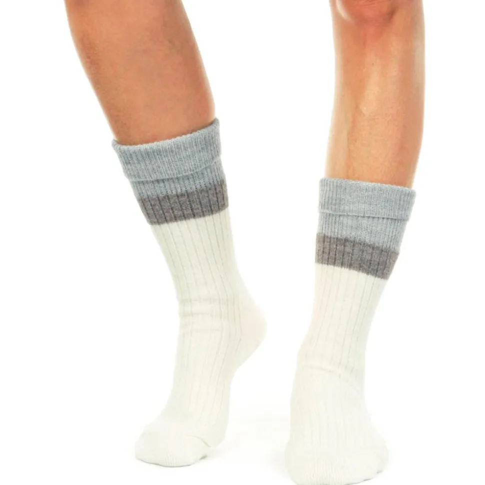 Chaussettes La Chaussette de France Isba Ecru