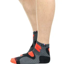 Chaussettes La Chaussette de France Nepal Gris Rouge