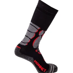 Chaussettes Monnet Heatprotech Socks Noir Rouge
