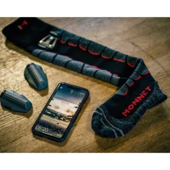 Chaussettes Monnet Heatprotech Socks Noir Rouge