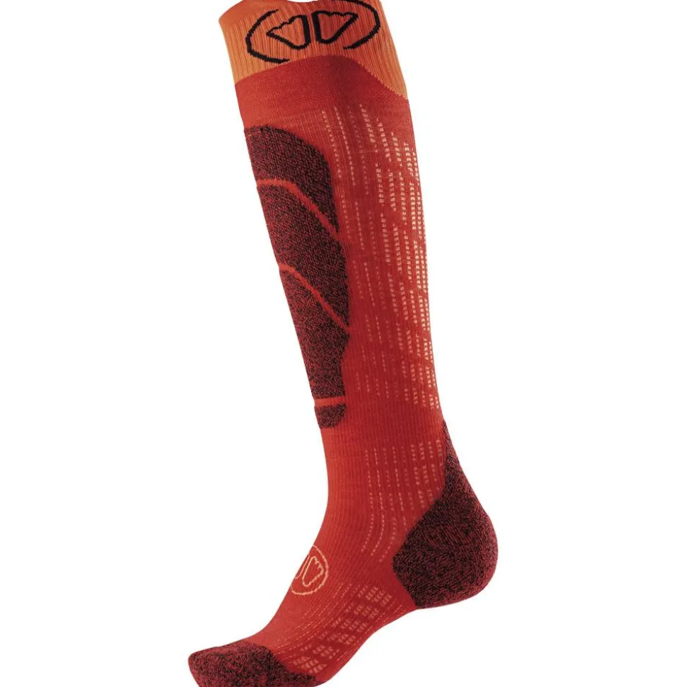 Chaussettes Sidas Ski Merino Junior Rouge Orange