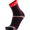 Chaussettes Sidas Winter Run Noir Rouge