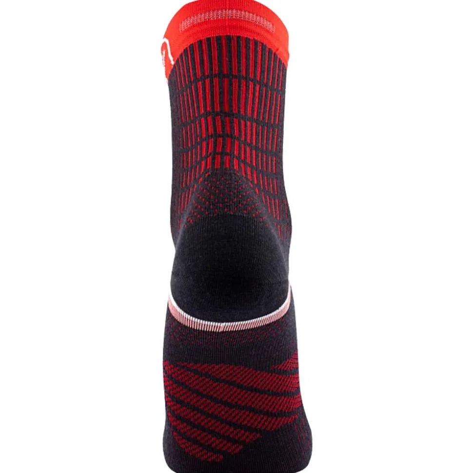 Chaussettes Sidas Winter Run Noir Rouge