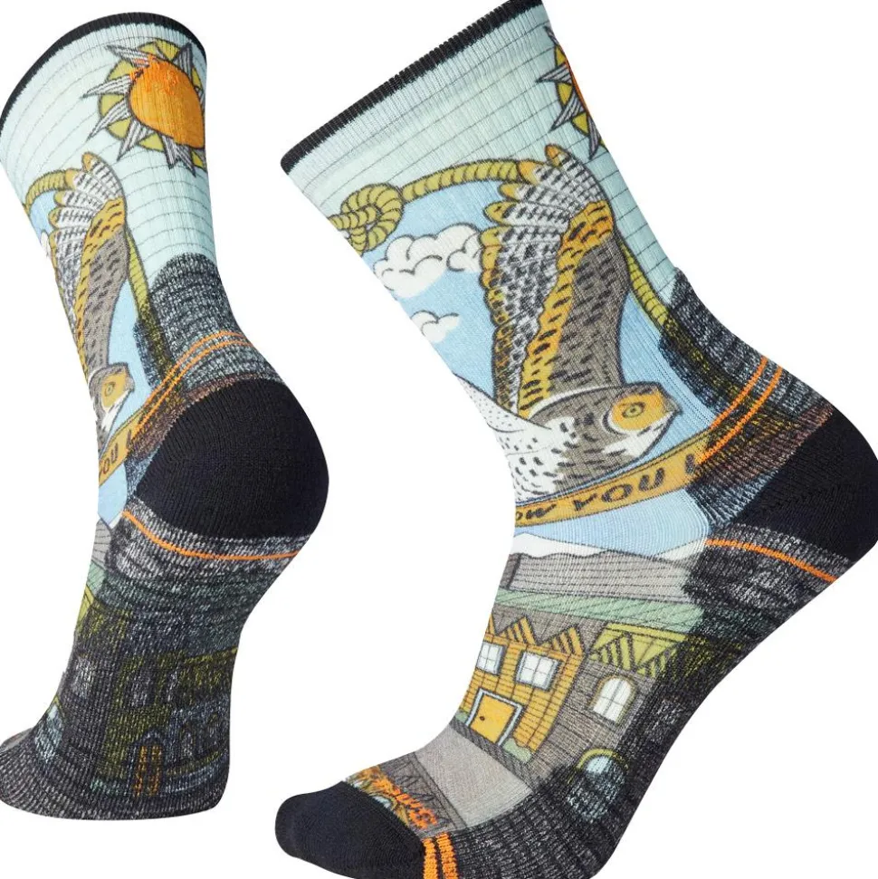 Chaussettes Smartwool M's Hike Classic Edition Extra Cushion Crew Charcoal