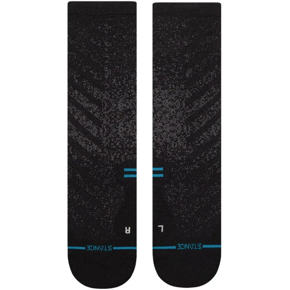 Chaussettes Stance Perf Run Crew Light Cushion Sock Black