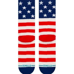 Chaussettes Stance Print & Pattern Socks The Fourth St Crew Red