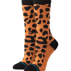 Chaussettes Stance Women Crew Sock Animaniac Crew Black
