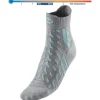 Chaussettes Therm-Ic Trekking Cool Light Ankle Lady Gris Clair Turquoise