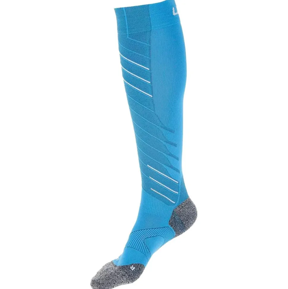 Chaussettes Uyn Lady Ski Race Shape Socks Turquoise White