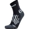 Chaussettes Uyn Trekking Approach Mid Lady Black Grey