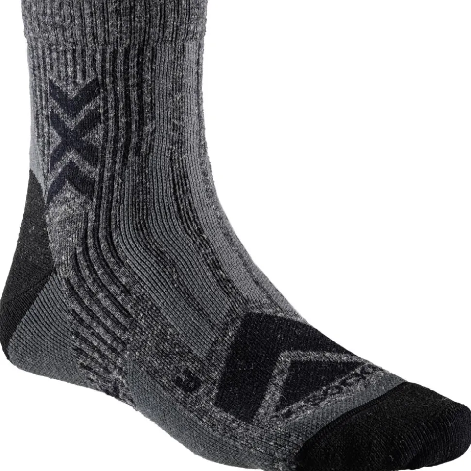 Chaussettes X Socks Hike Perform Merino Ankle Black Charcoal
