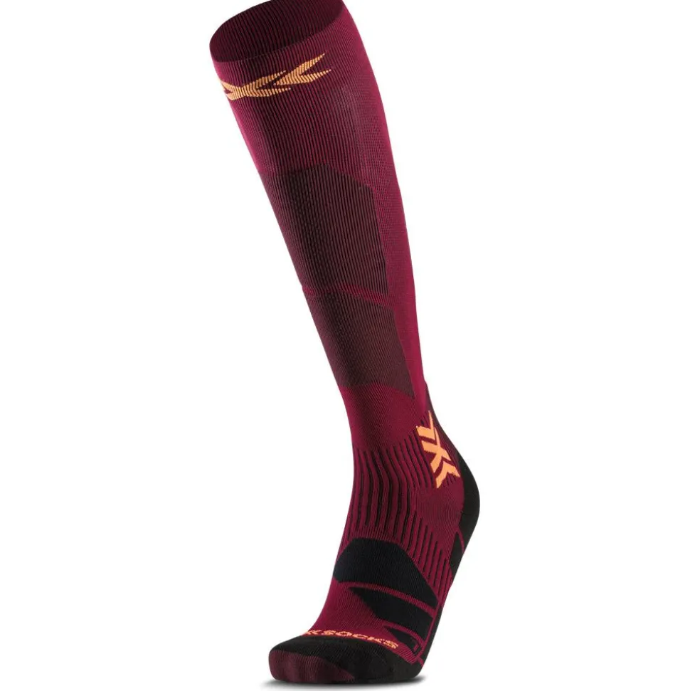 Chaussettes X Socks Ski Perform Otc Men Dune Red Orange