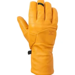 Gant Millet Leather Sherpa Glove Honey Mustard