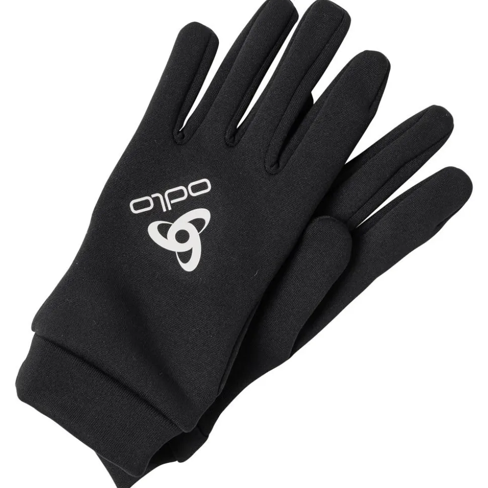 Gant Odlo Stretchfleece Liner Gloves Full Finger Black