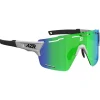 Lunettes de soleil AZR Aspin 2 Rx Noire Mate Multicouche Turquoise
