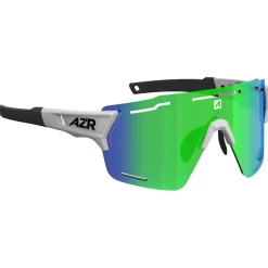 Lunettes de soleil AZR Aspin 2 Rx Noire Mate Multicouche Turquoise