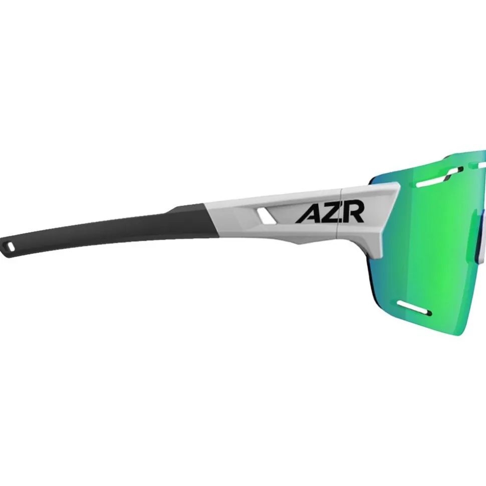 Lunettes de soleil AZR Aspin 2 Rx Noire Mate Multicouche Turquoise