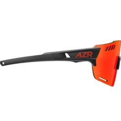 Lunettes de soleil AZR Aspin Rx Noire Mate Multicouche Rouge