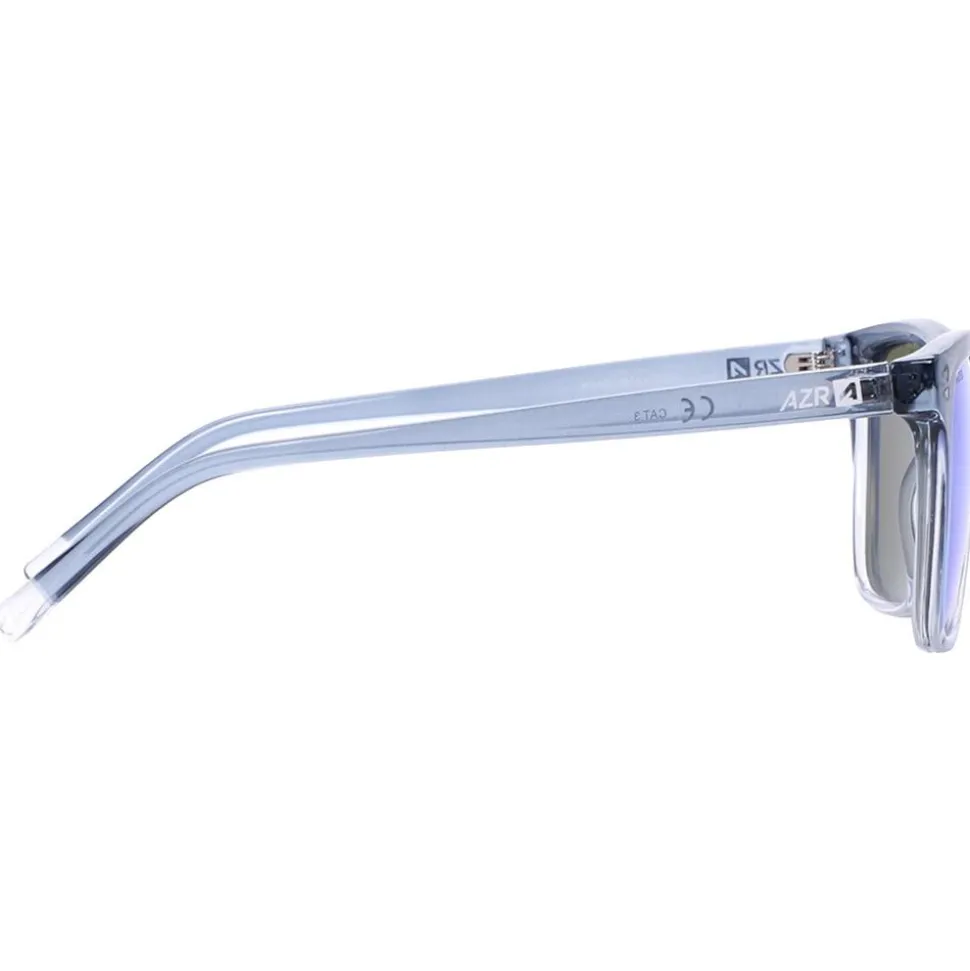 Lunettes de soleil AZR Brad Crystal Bleue Crystal Vernie Polarisant Multicouche Bleu