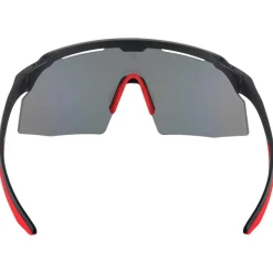 Lunettes de soleil AZR Coffret Iseran Noire Mate Rouge Multicouche Rouge + Incolore