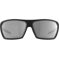 Lunettes de soleil AZR Fight Noire Mate Gris Miroir