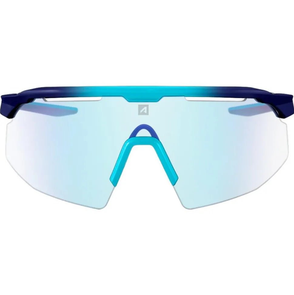 Lunettes de soleil AZR Iseran Bleue 2 Tons Mate Photochromique Irisé Bleu