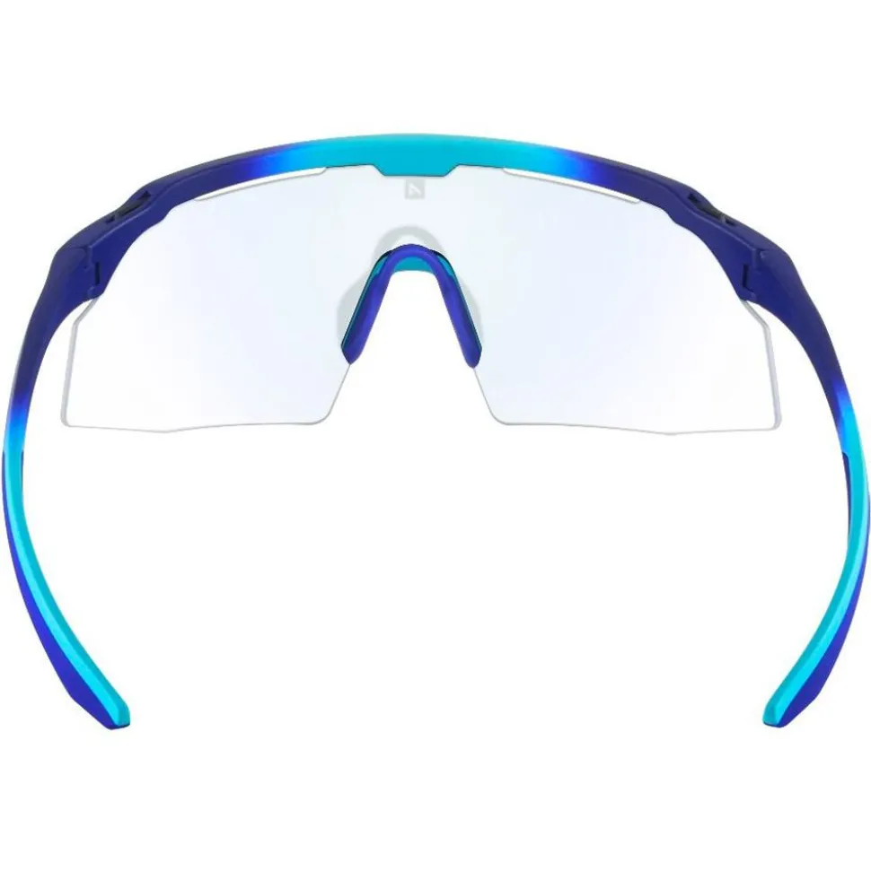 Lunettes de soleil AZR Iseran Bleue 2 Tons Mate Photochromique Irisé Bleu
