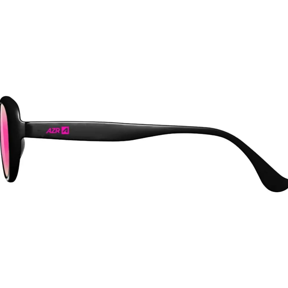 Lunettes de soleil AZR Kiss Noire Vernie Multicouche Rose