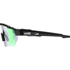 Lunettes de soleil AZR Race Rx Vernie Noir Irisé Vert Photochromic