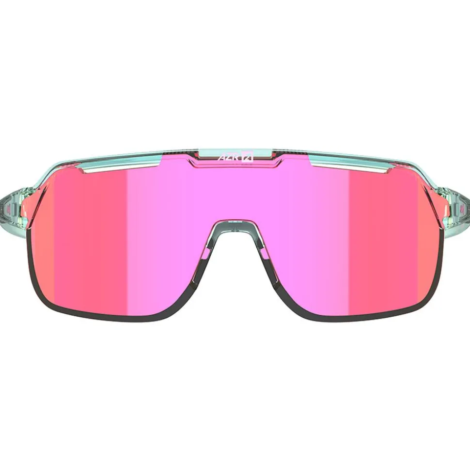 Lunettes de soleil AZR Victory Rx Crystal Grise Vernie Multicouche Rose