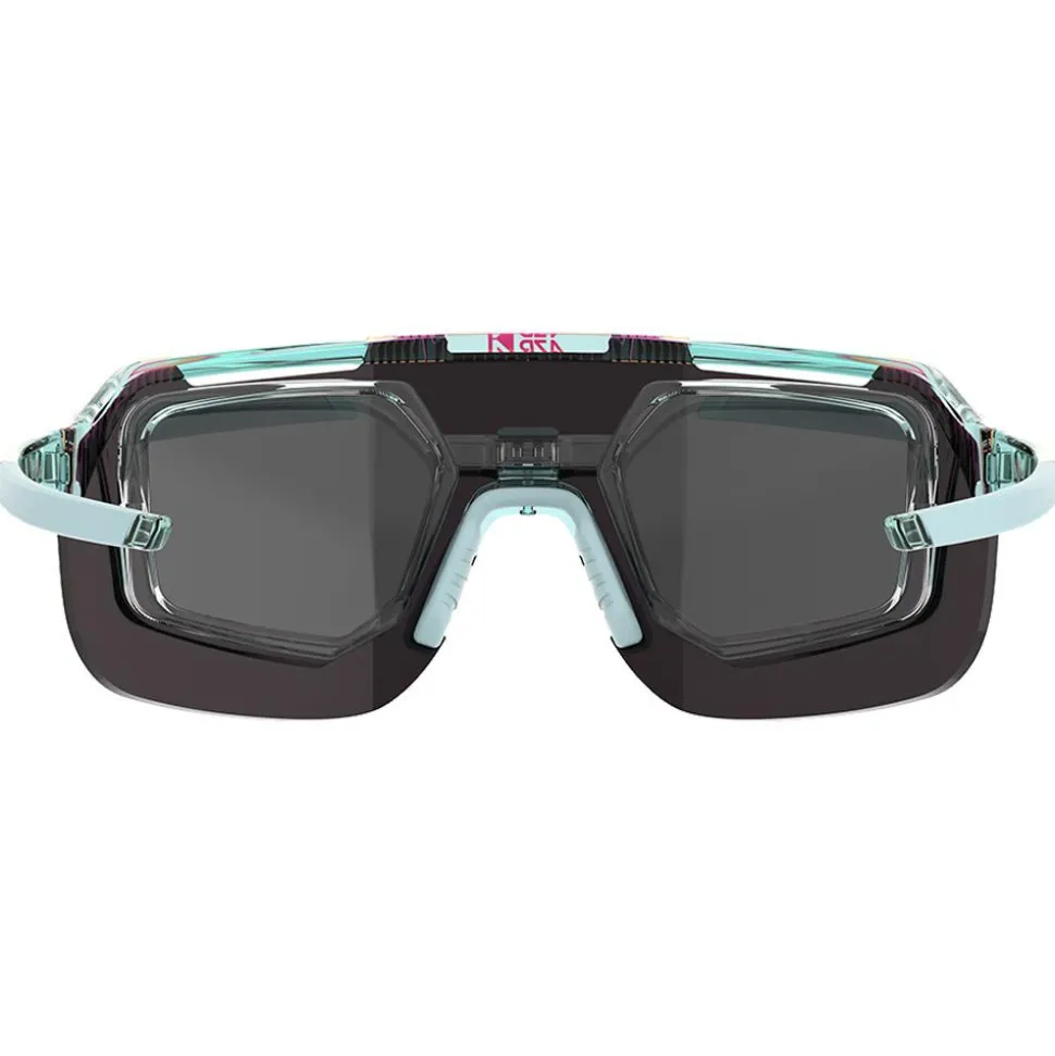Lunettes de soleil AZR Victory Rx Crystal Grise Vernie Multicouche Rose