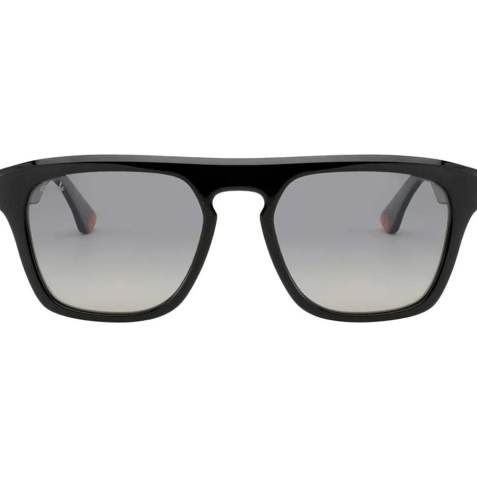 Lunettes de soleil Binocle Eyewear Stefano Shiny Black Gradient Grey Polarized