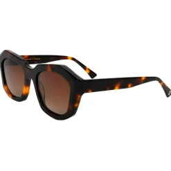 Lunettes de soleil Binocle Eyewear Valentina Shiny Tortoise Brown Polarized