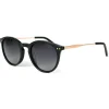 Lunettes de soleil Binocle Eyewear California Metal Gold Black Grey Polarized