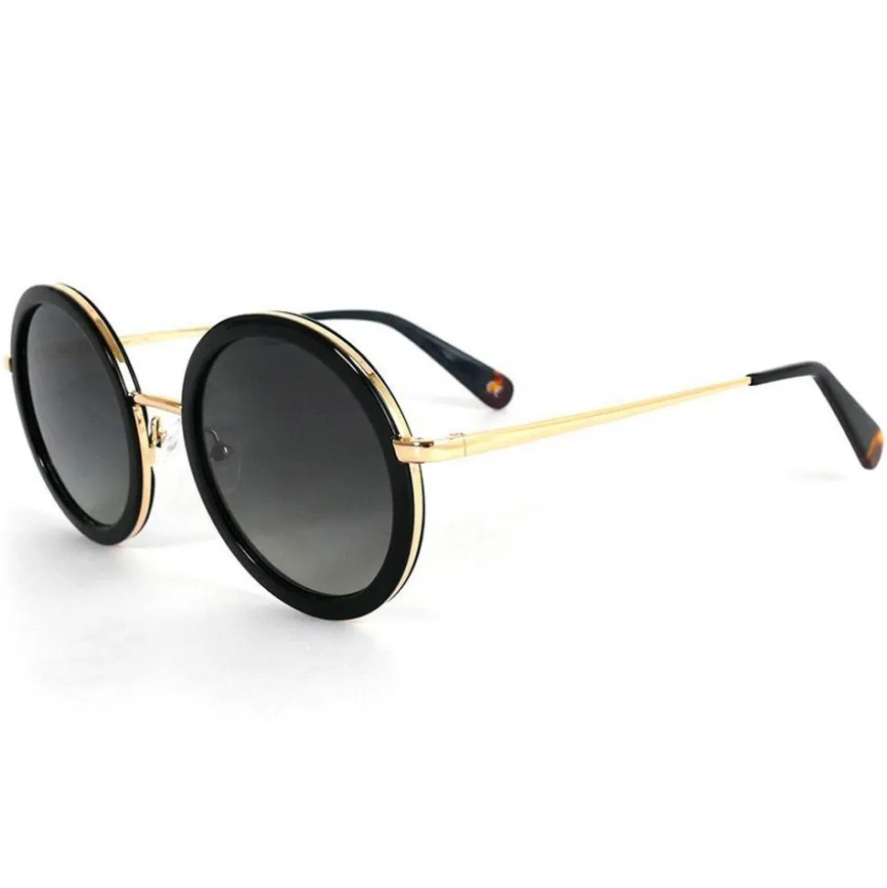 Lunettes de soleil Binocle Eyewear Monica Gold Grey Polarized