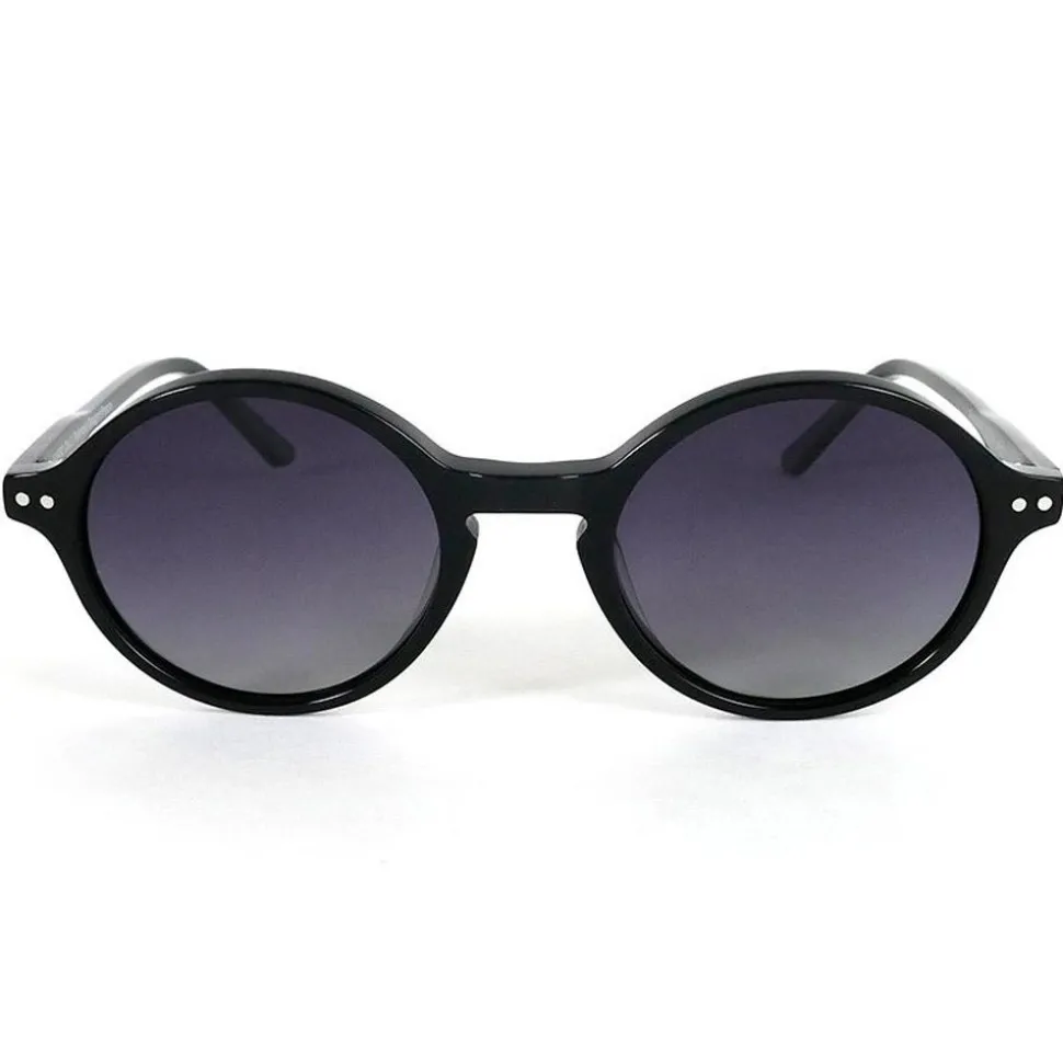 Lunettes de soleil Binocle Eyewear Sydney Shiny Black Gradient Grey Polarized