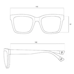 Lunettes de soleil Binocle Eyewear Gina Tortoise Grey Polarized
