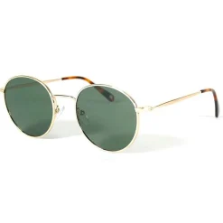 Lunettes de soleil Binocle Eyewear Indiana Shiny Gold Grey Green Polarized